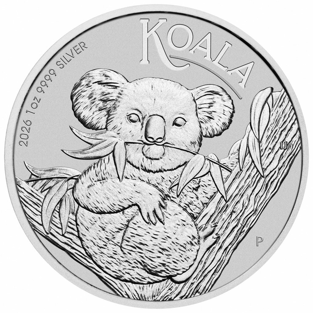 Australia - 2026 Koala - 1 Ozt .9999 Fine Silver Sovereign