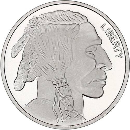 SilverTowne - Buffalo Round - 1 ozt. Fine Silver