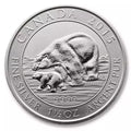 Canada - 2015 Polar Bear & Cub - 1.5 Ozt .9999 Fine Silver Sovereign