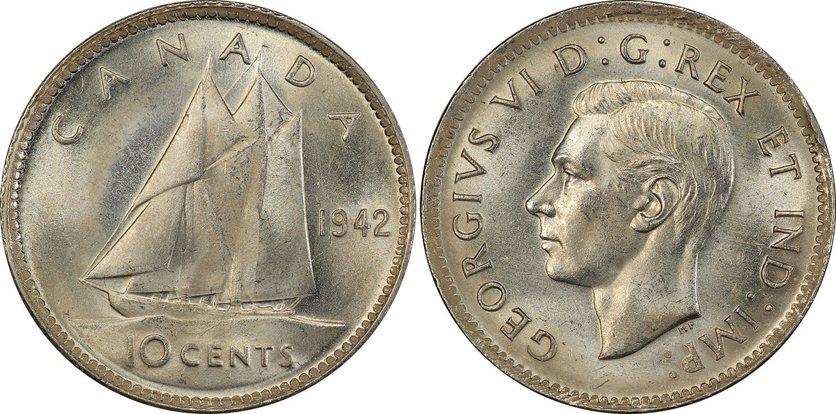 Canadian Dime – Very Fine - Pre 1950 Random Date