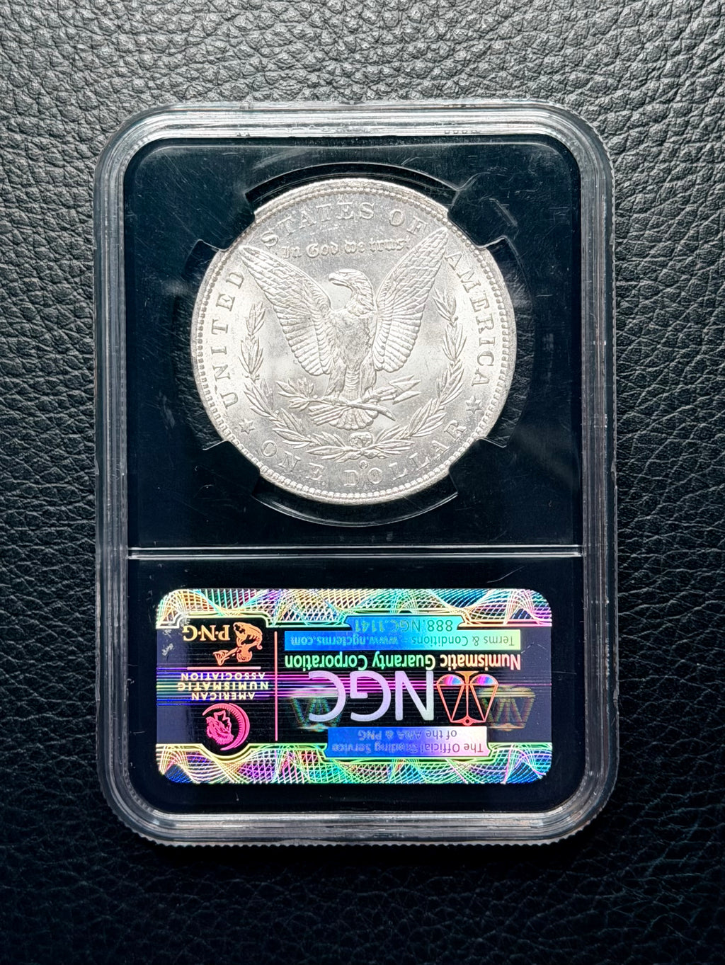 1885 (O) Morgan Silver Dollar - NGC MS63