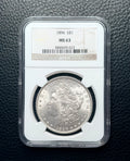 1896  Morgan Silver Dollar - NGC MS63