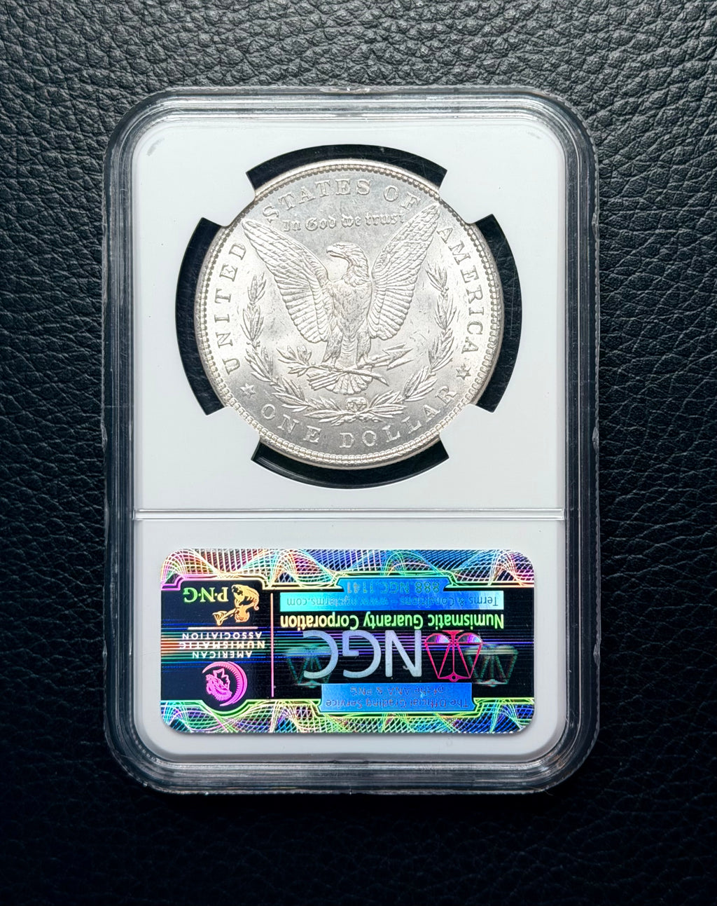1896  Morgan Silver Dollar - NGC MS63