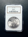 1923 Peace Dollar - NGC MS63