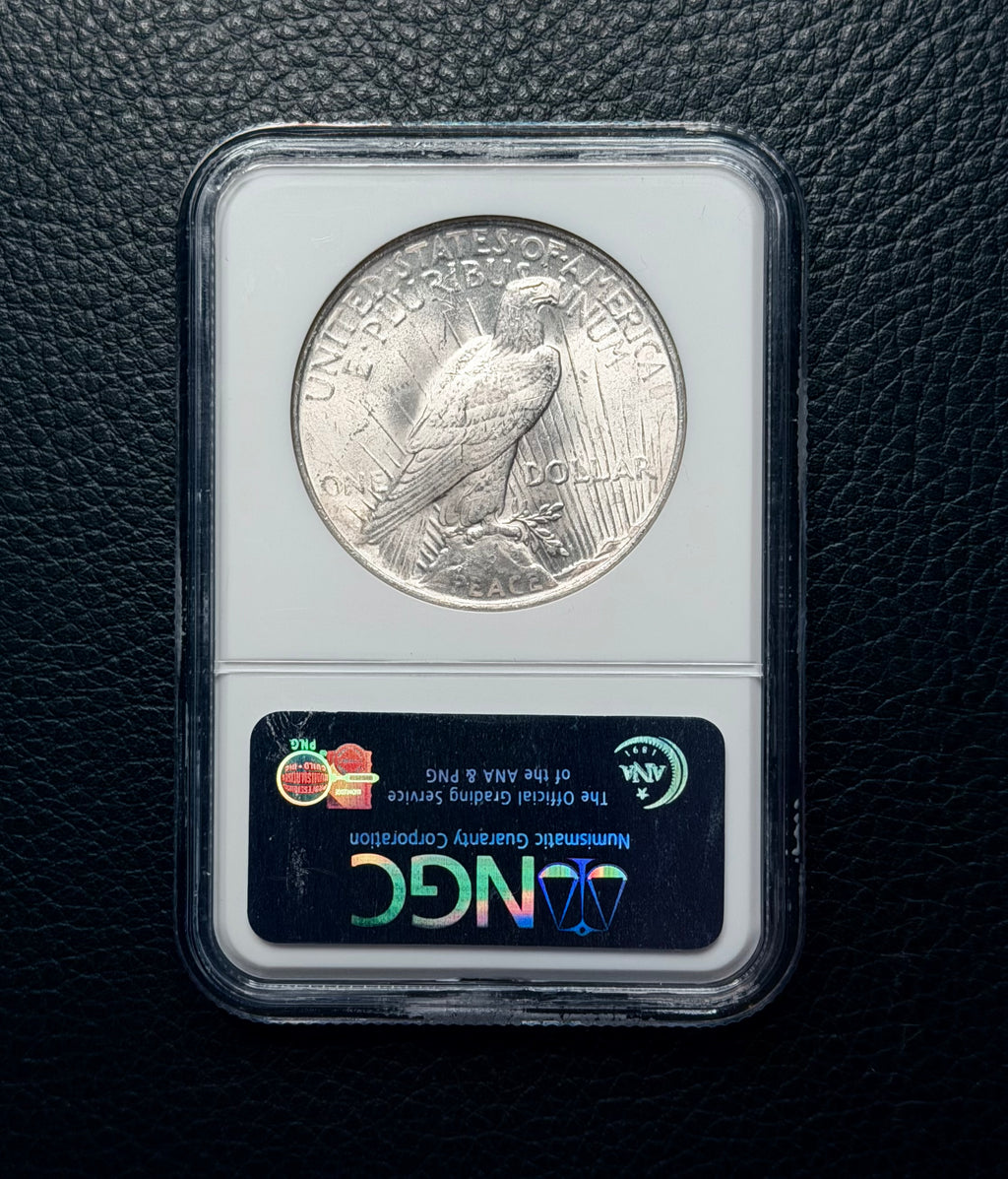 1923 Peace Dollar - NGC MS63