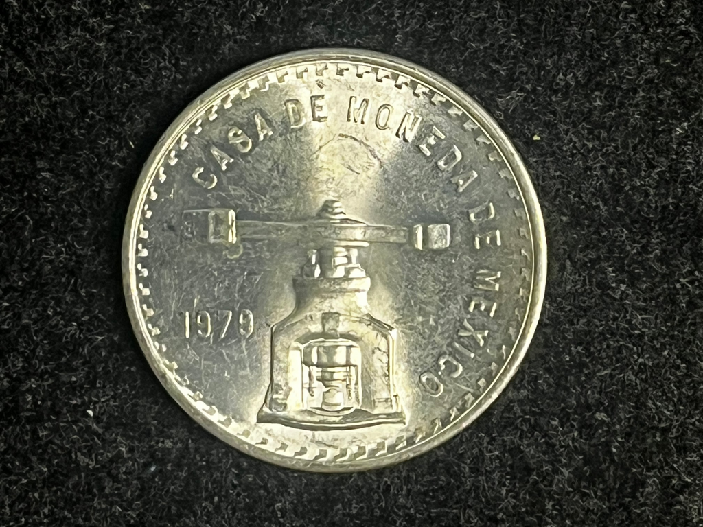 1979 Mexican Onza - 92.5% Sterling Silver