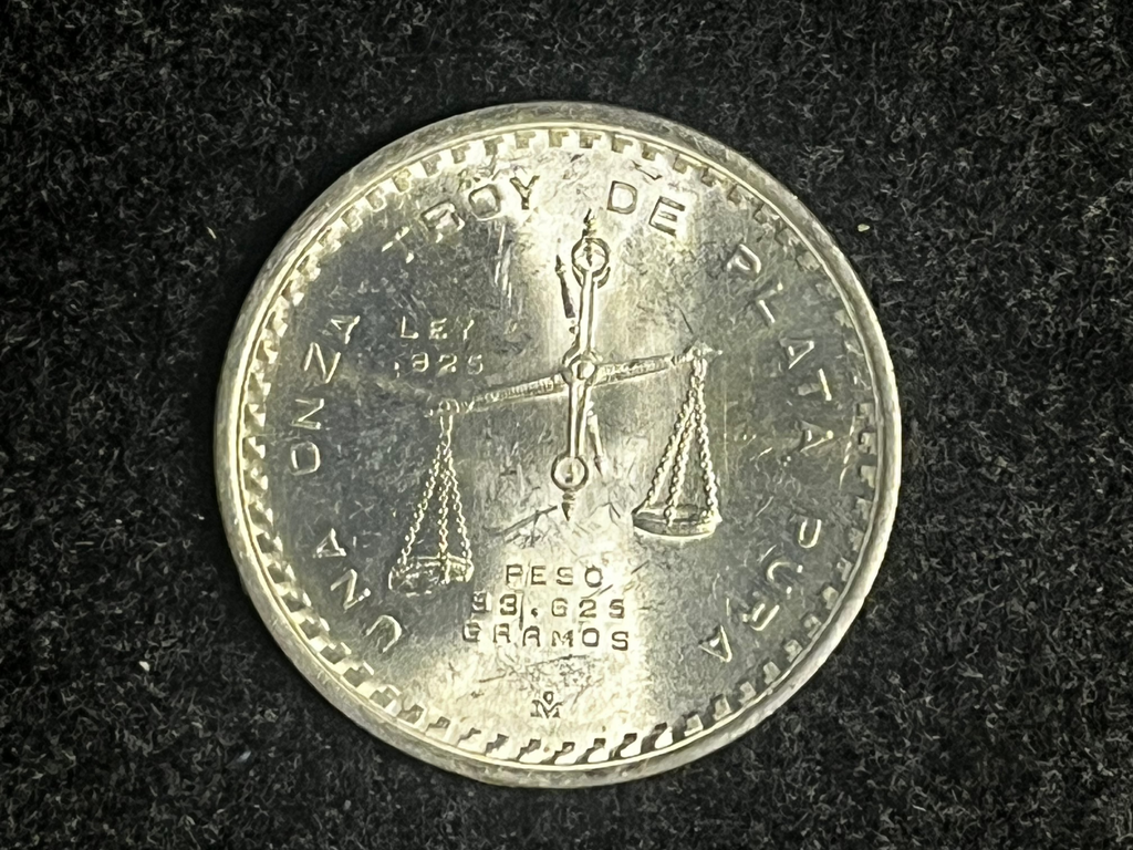 1979 Mexican Onza - 92.5% Sterling Silver
