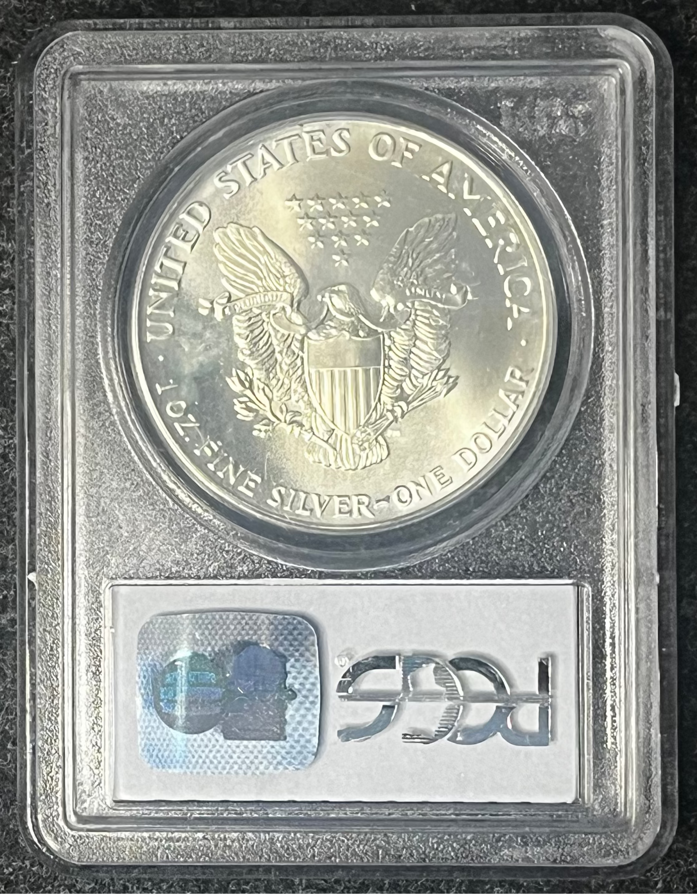 1991 American Silver Eagle - Graded PCGS MS69