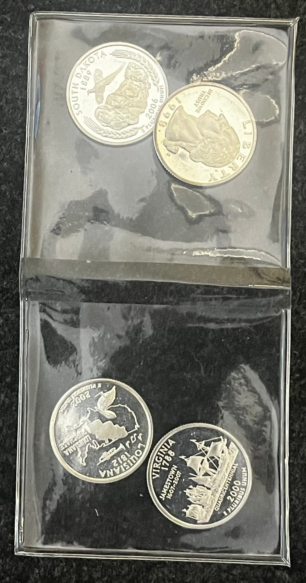 $1 Face - 90% Modern Proof Quarters- Random Year But No Duplicates