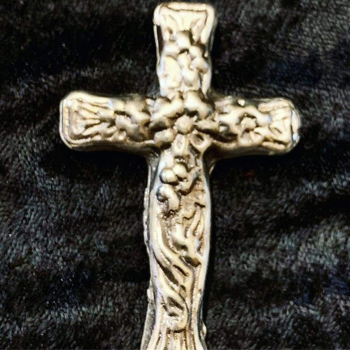 2 Troy oz MK BarZ 'ORNATE CROSS' Hand Poured