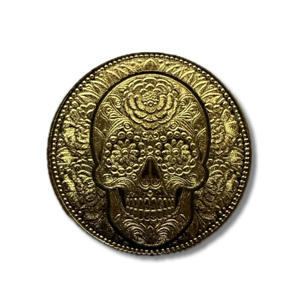 1/100 Oz "Day Of The Dead In Sealed Capsule" - .999 Fine Gold Round
