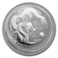 Australian - 2012 Year of the Dragon - 1 Ozt. Fine Silver - In Capsule