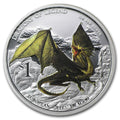 Tuvalu - 2013 European Green Dragon - 1 Ozt. Fine Silver - Complete Original Packaging