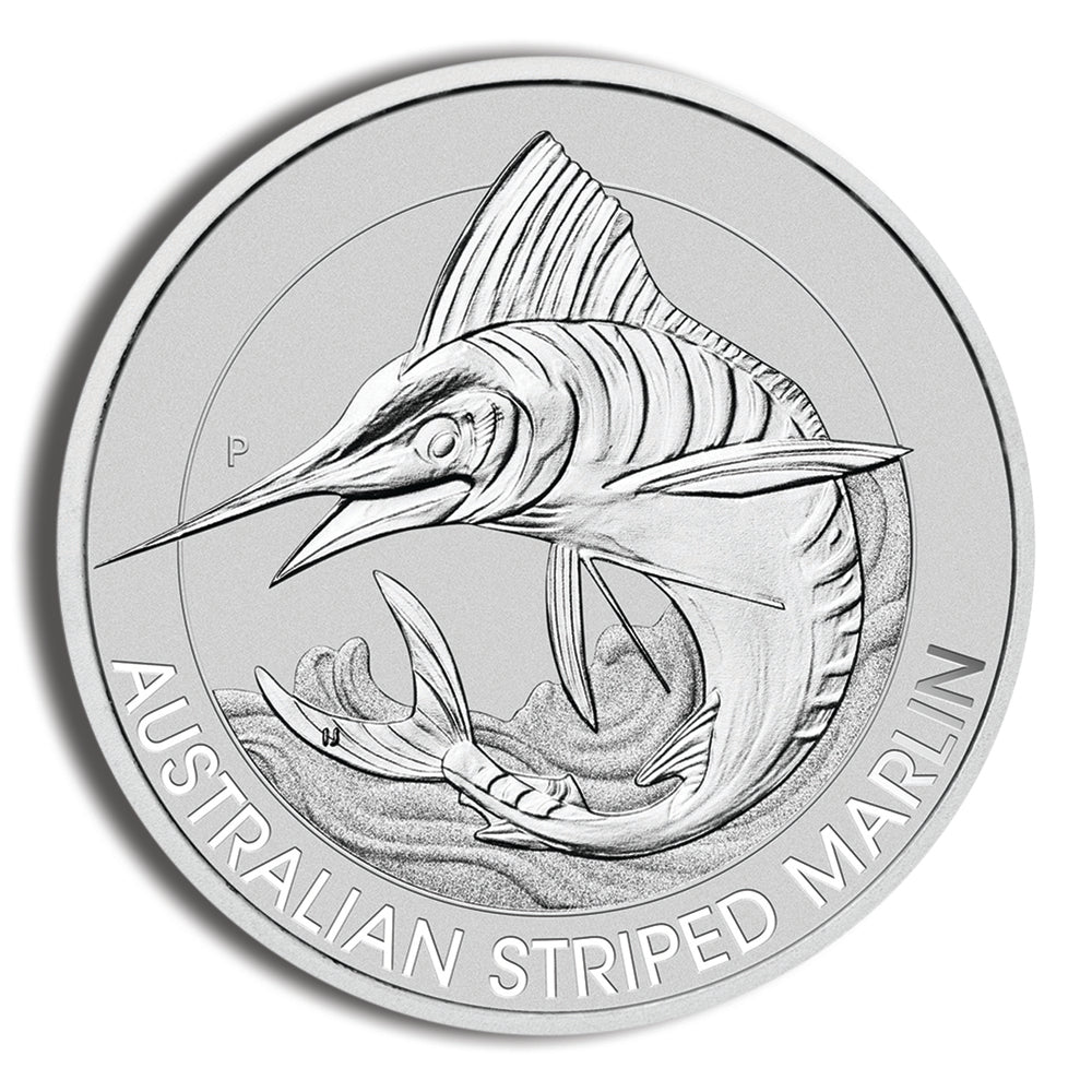 Australia - 2020 Striped Marlin - 1.5 Ozt .9999 Fine Silver Sovereign