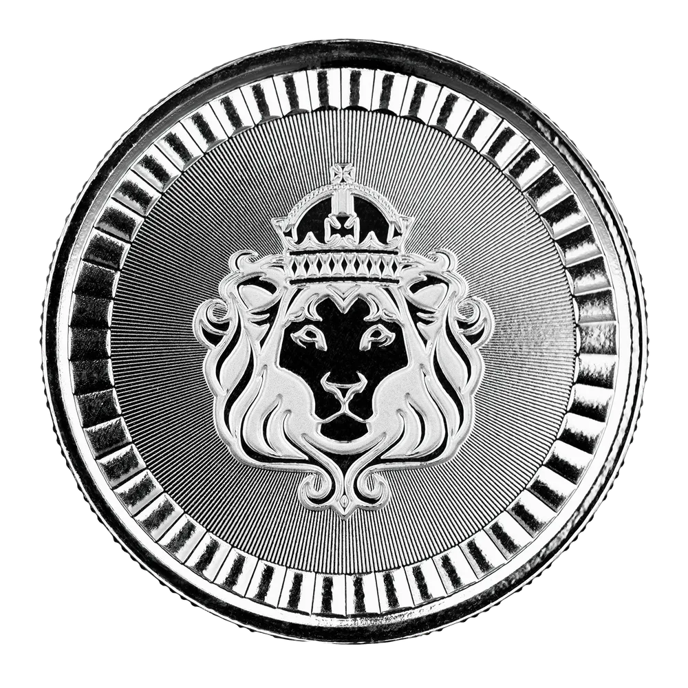 Scottsdale Mint Lion - 1/2 Ozt .999 Fine Silver Round