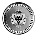 Scottsdale Mint Lion - 1/2 Ozt .999 Fine Silver Round