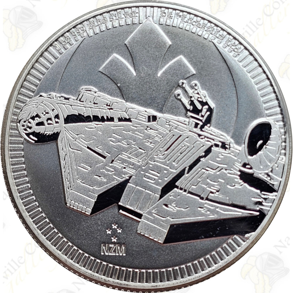 2021 Millennium Falcon - New Zealand Mint - .999 Fine Silver - Secondary Market