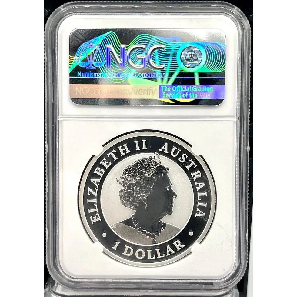 2022 Australia Brumby Horse BU 1 oz Silver Coin NGC MS 69