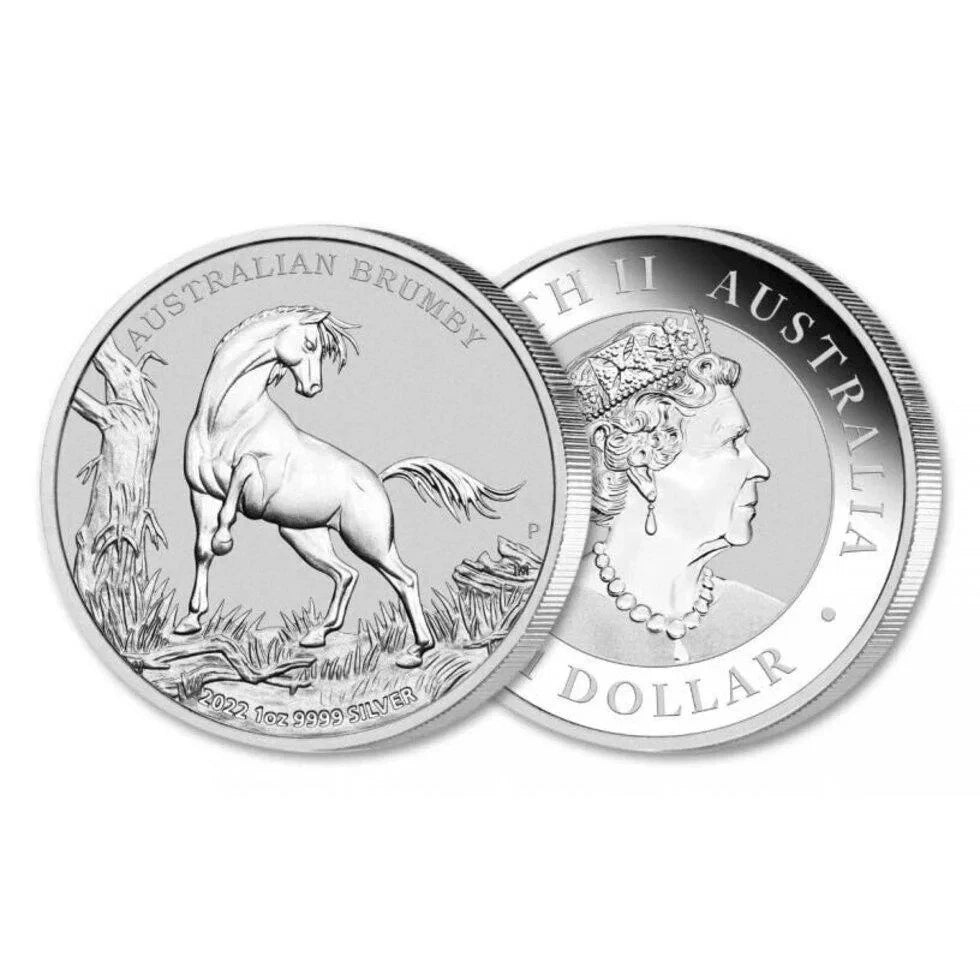 2022 Australia Brumby Horse BU 1 oz Silver Coin NGC MS 69