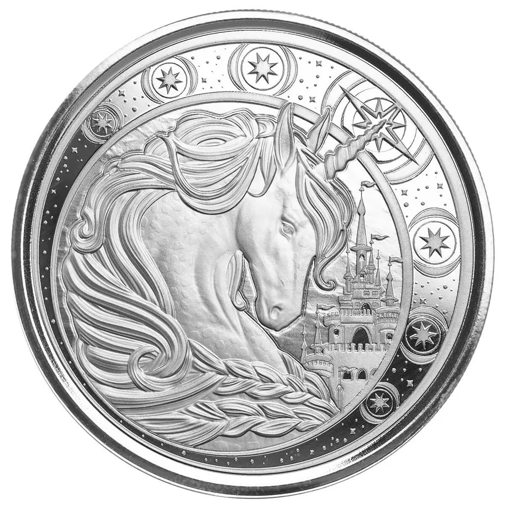 Ghana - 2023 Unicorn - 1 Ozt .999 Fine Silver Sovereign