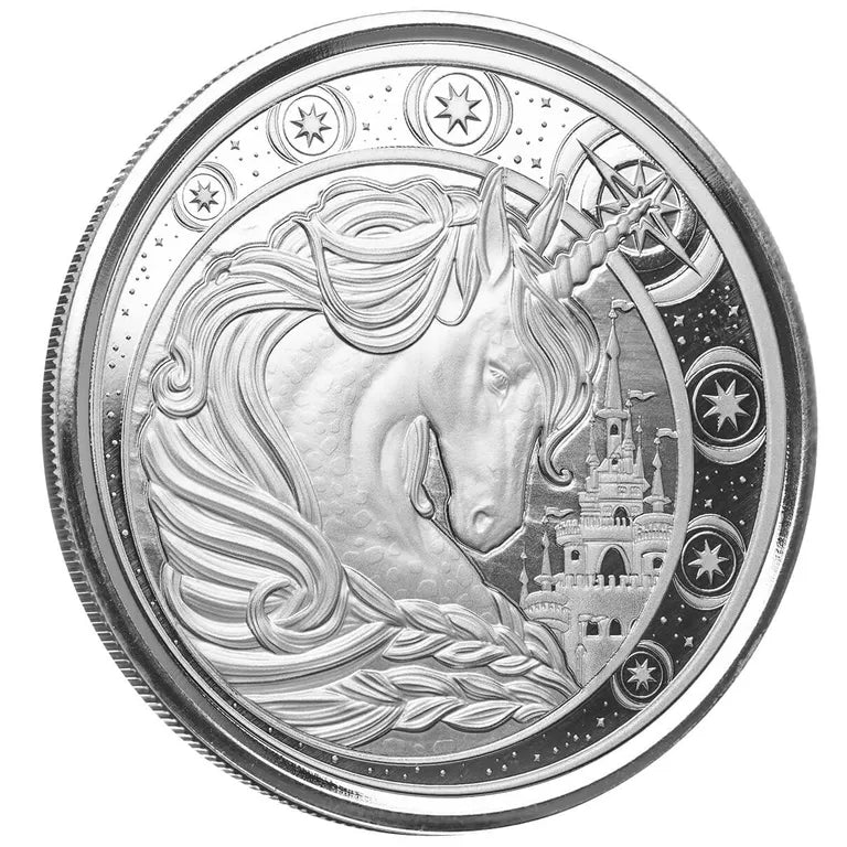 Ghana - 2023 Unicorn - 1 Ozt .999 Fine Silver Sovereign