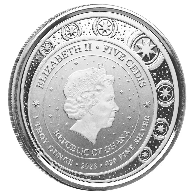 Ghana - 2023 Unicorn - 1 Ozt .999 Fine Silver Sovereign