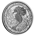 Samoa - 2023 Seahorse - New 1 ozt .999 Fine Silver Sovereign