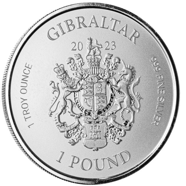 Gibraltar - 2023 War Elephant - 1 Ozt Sovereign - New from the Mint