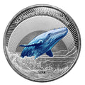 St. Vincent - 2023 Humpback Whale 1 Ozt Colorized Sovereign - new from the mint