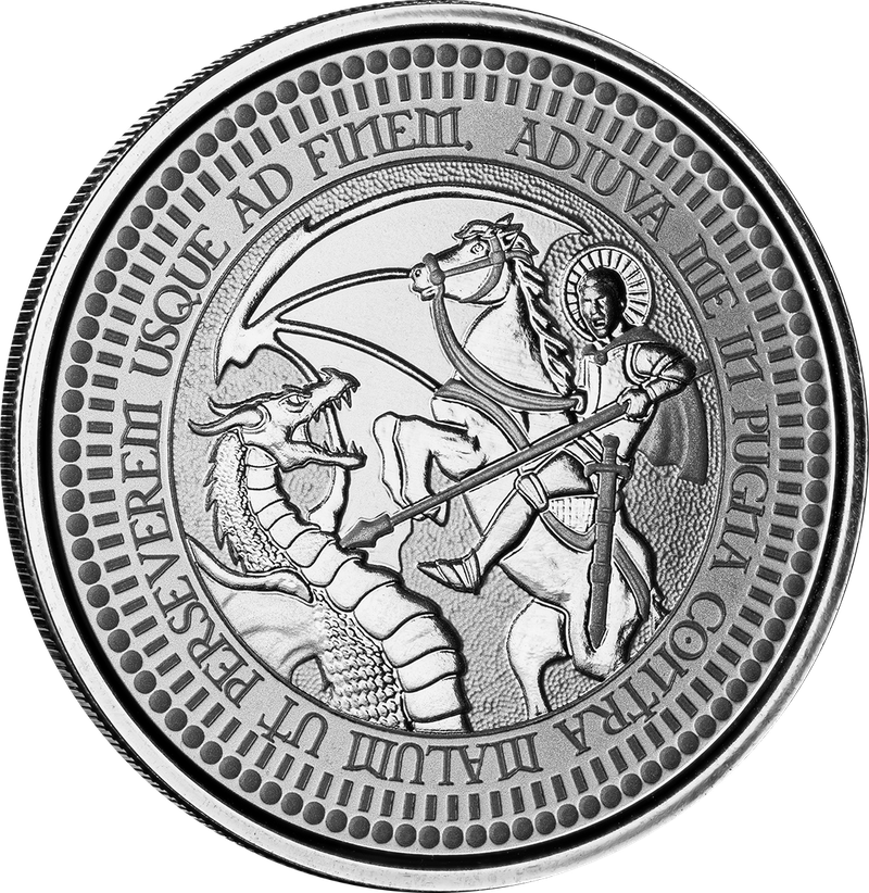 Samoa - 2024 St George and the Dragon - New 1 ozt .999 Fine Silver Sovereign