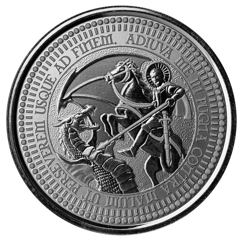 Samoa - 2024 St George and the Dragon - New 1 ozt .999 Fine Silver Sovereign