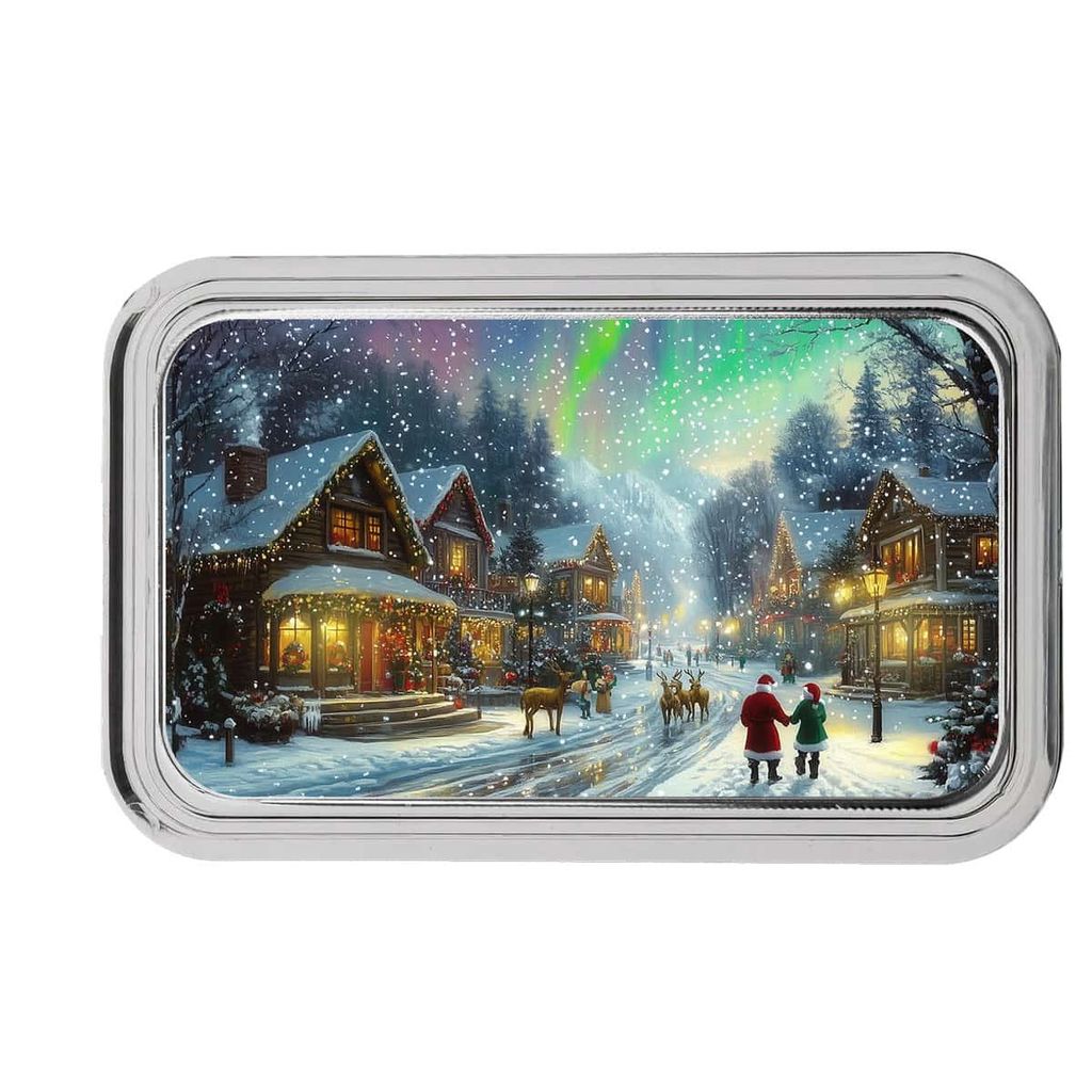 Winter Wonderland - 1 Ozt .999 Fine Silver Art Bar