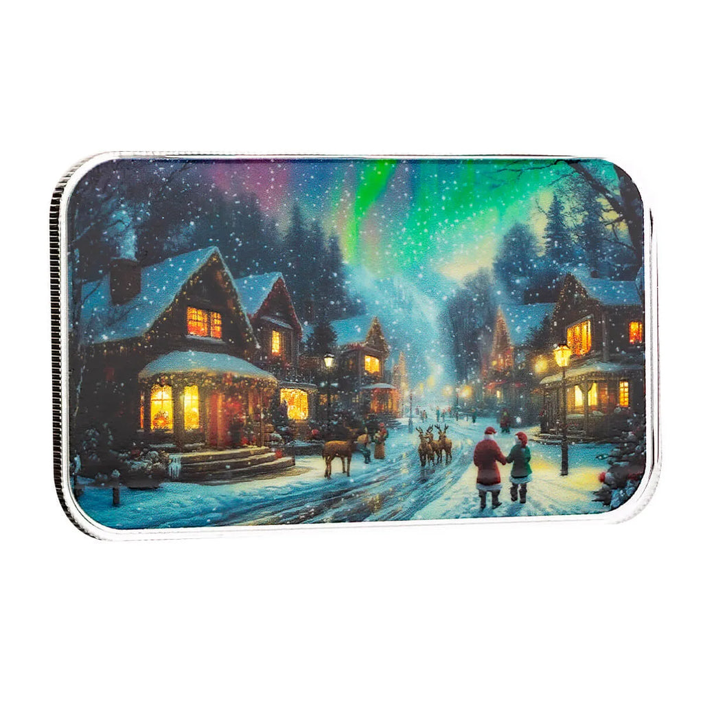Winter Wonderland - 1 Ozt .999 Fine Silver Art Bar