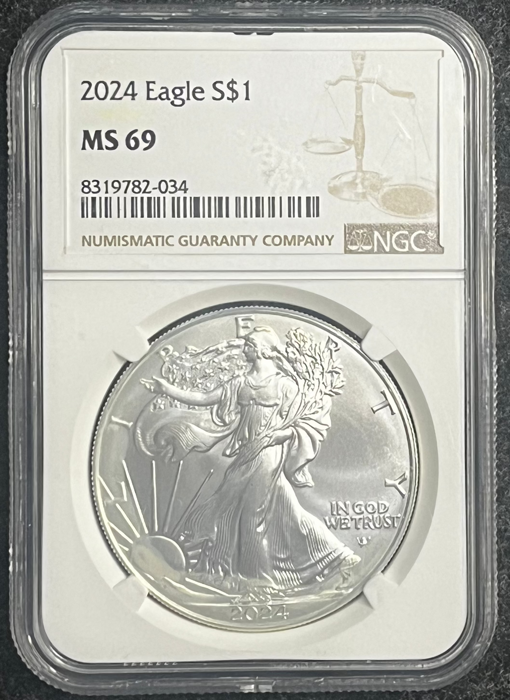 2024 American Silver Eagle - Graded NGC MS69