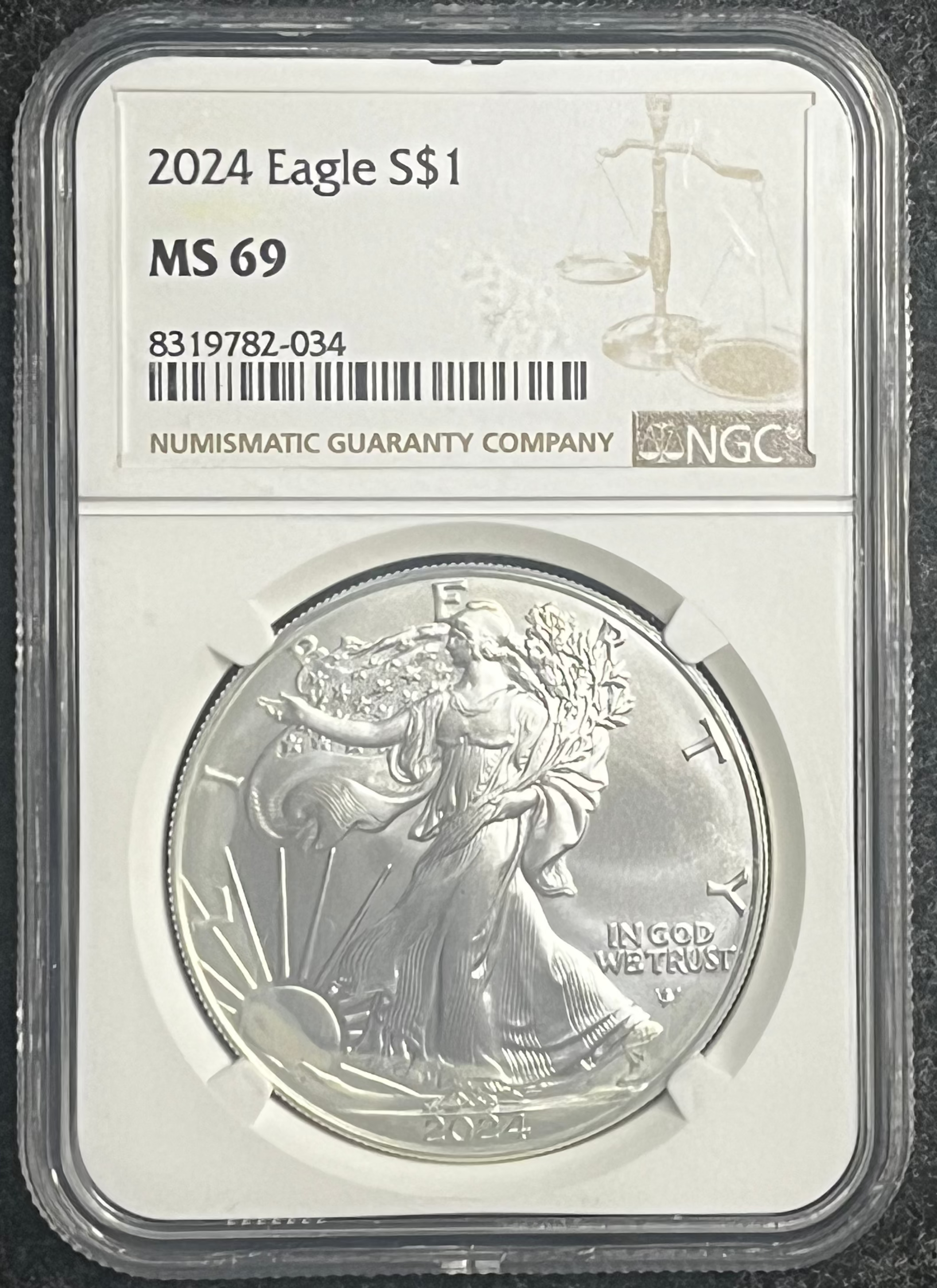 2024 American Silver Eagle - Graded NGC MS69