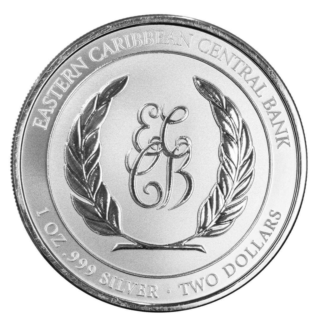 2024 Grenada Shark Diver - 1 Ozt .999 Fine Silver Sovereign