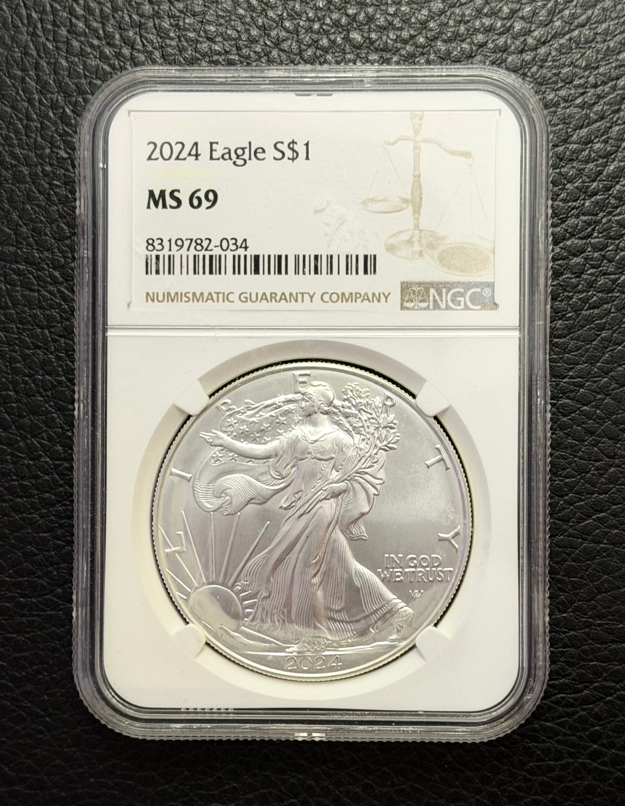 2024(P) American Silver Eagle - Graded NGC MS69