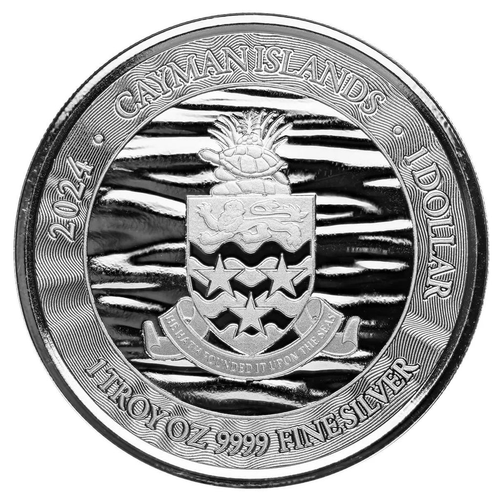 2024 Cayman Islands - Blue Marlin - 1 Ozt .999 Fine Silver Sovereign