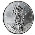 2025 Niue Lady Justice - 1 Ozt .999 Fine Silver Sovereign
