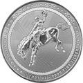Scottsdale Cowboy with Buffalo Privy- 1 Ozt .9999 Fine Silver Round