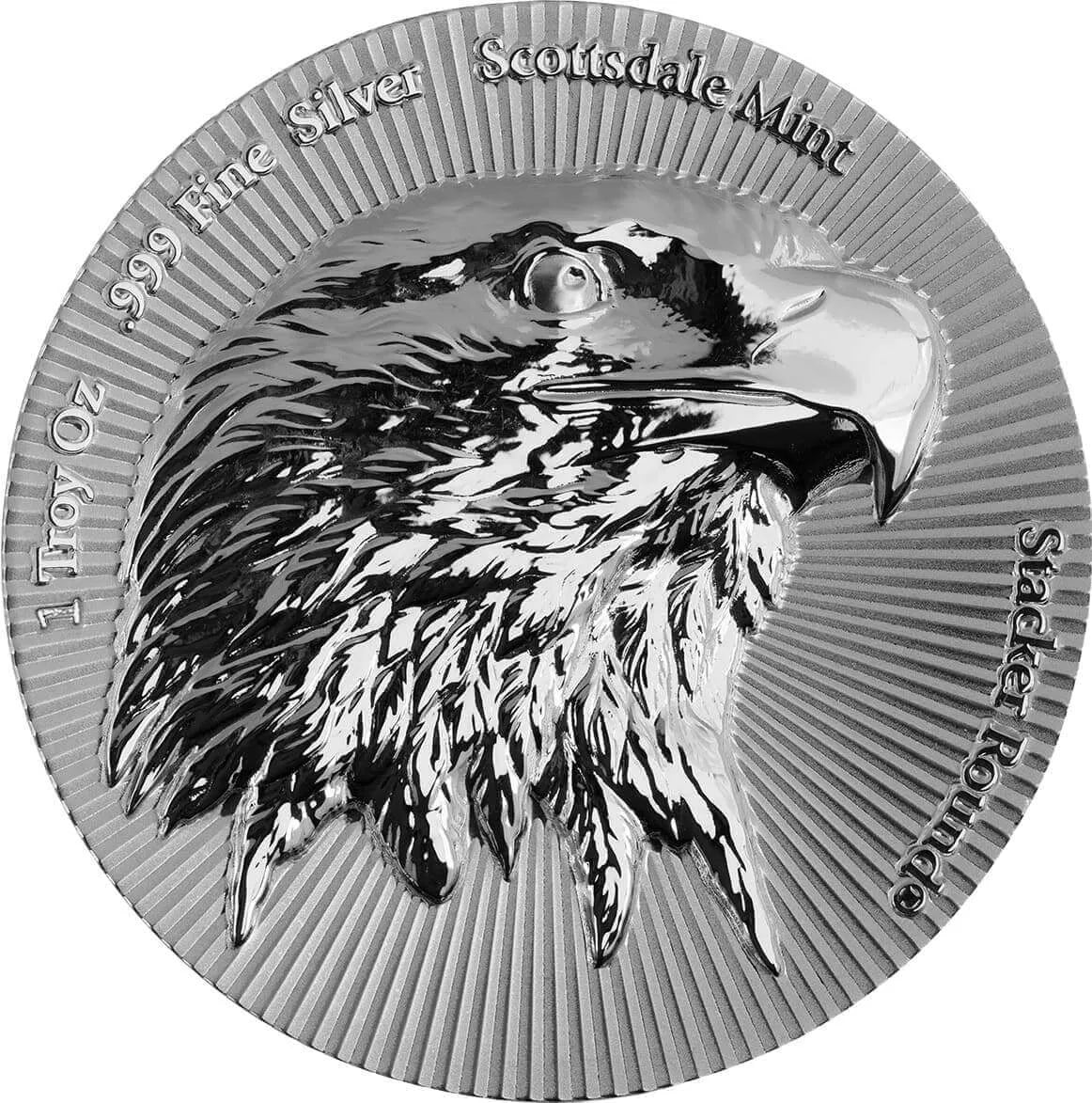 Scottsdale Eagle Stacker® - 1 Ozt .999 Fine Silver Round