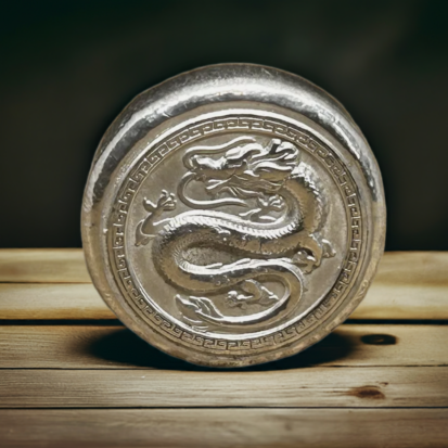 2oz (Chinese) Mythical Dragon Design
