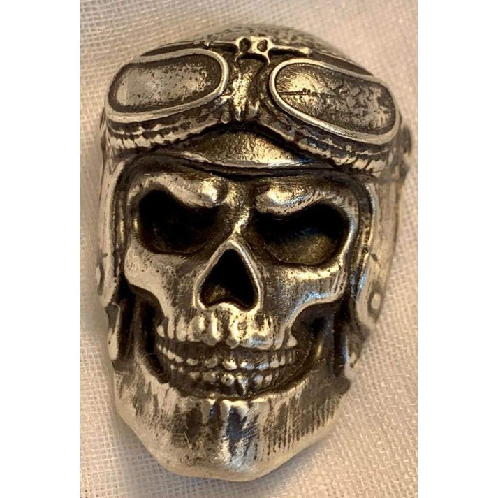 4 Troy Oz. MK BarZ 'Skully Squadron Pilot'