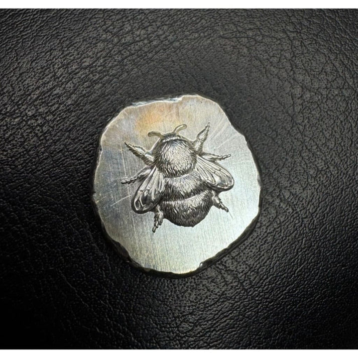 .5 Troy Ounce - MK BarZ 'Buzzin' Bee' - .999 fine sliver Stamped round