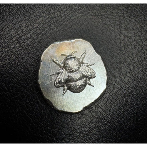 .5 Troy Ounce - MK BarZ 'Buzzin' Bee' - .999 fine sliver Stamped round