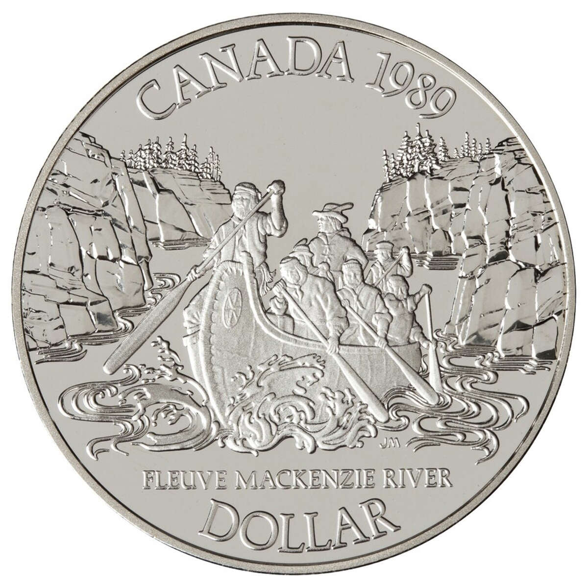 1989 Canadian $1 Mackenzie River Exploration Commemorative in Original Mint Packaging