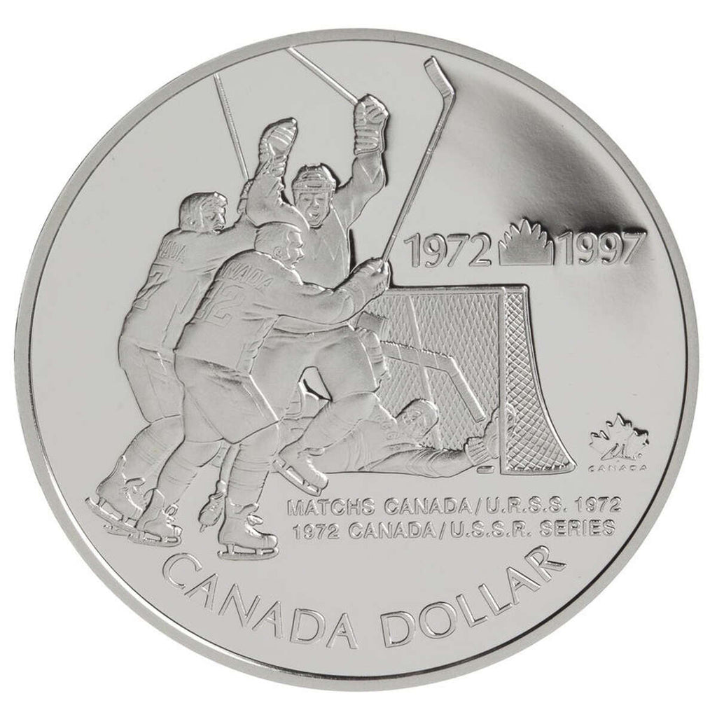 1997 Canadian $1 Canada vs USSR Hockey Series 25th Anniversary Commemorative in Original Mint Packaging