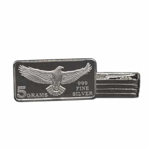 5 Gram Eagle - .999 Fine Silver Bar