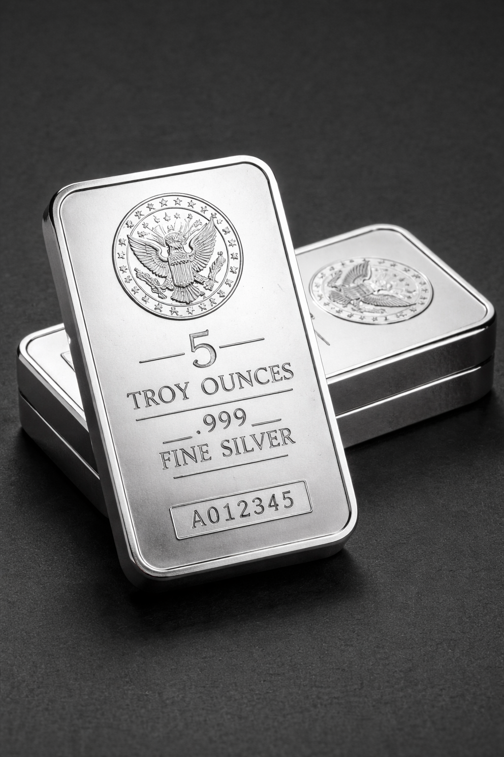 5 Troy Ounce - Random Mint - .999 Fine Silver Bar