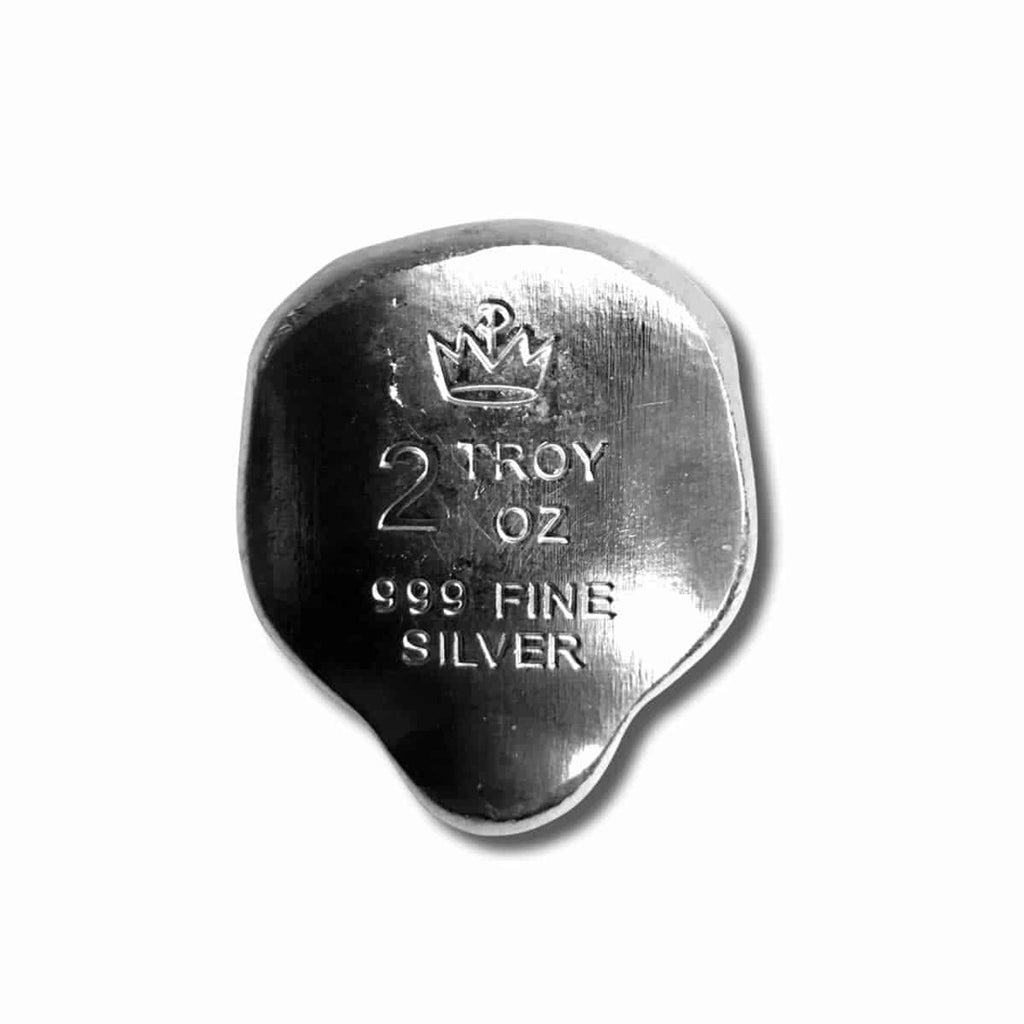 Monarch Mint - 2 oz .999 Fine Silver Alien Head